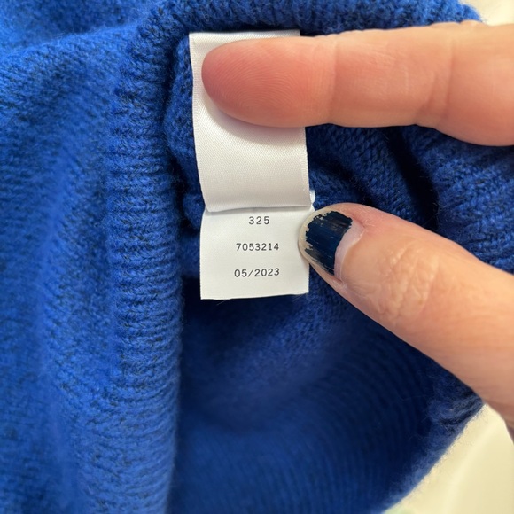 CeCe Royal Blue Turtleneck Sweater - Picture 6 of 6